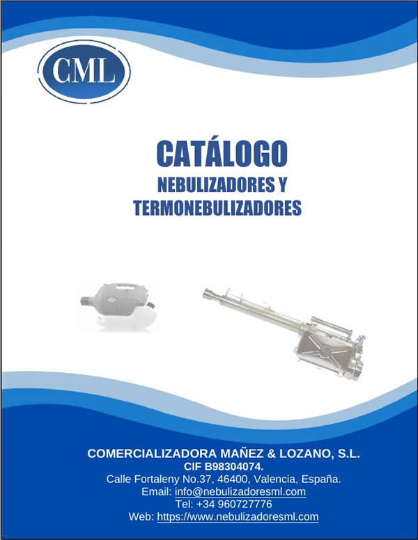 Catalogo general de nebulizadores y termonebulizadores