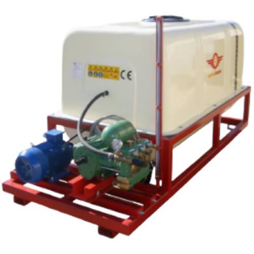 FUMIGADORA ESTACIONARIA SOBRE BANCADA – 2000 LITROS